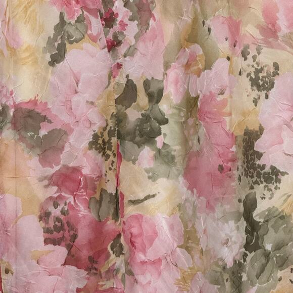 Vintage Coldwater Creek Plus Size 18W Pastel Floral Chiffon Layered Maxi Dress - Picture 6 of 7